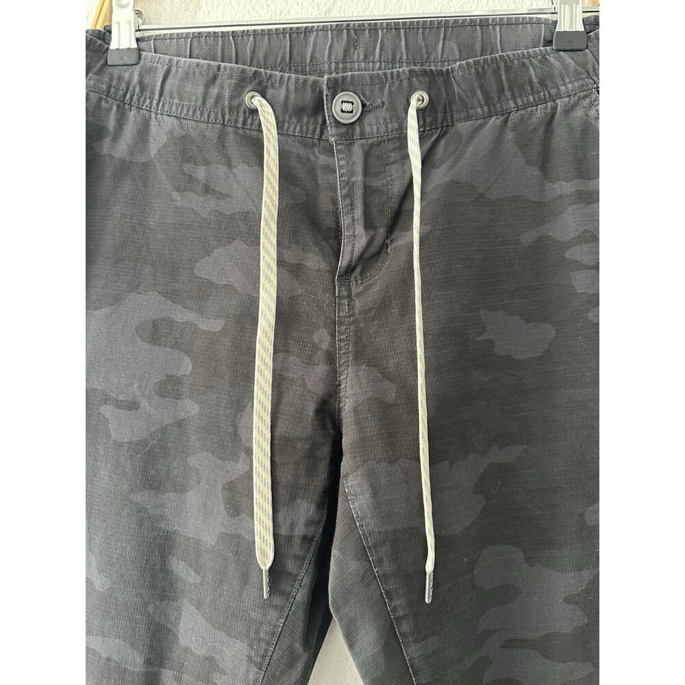 Vuori Ripstop Pants Mens M Climber Camo Jogger TaperedOutdoors Hiking Drawstring - Picture 3 of 16